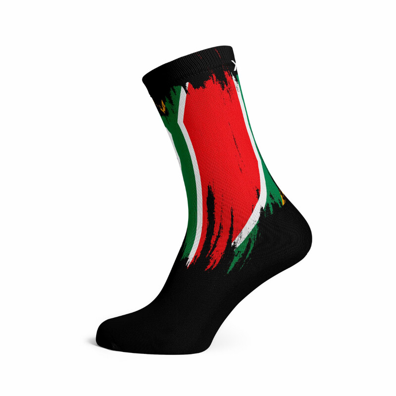 SA Splash Crew Socks Black