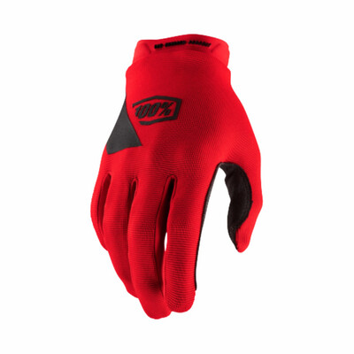 100% Ridecamp Gloves Red M