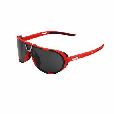 100% Westcraft Sunglasses Soft Tact Red-Black