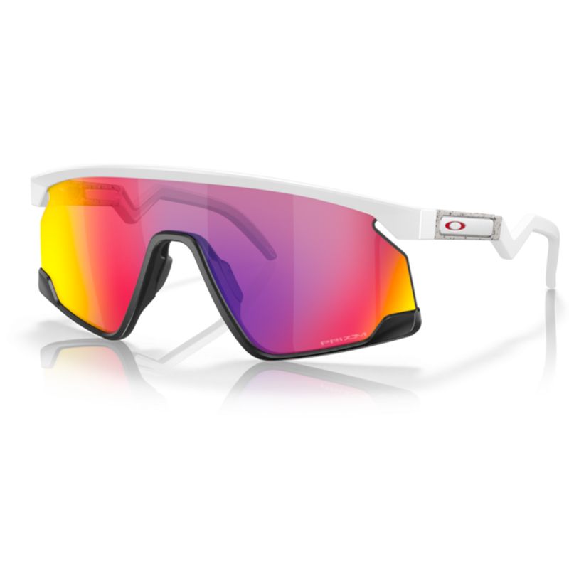 Oakley BXTR Matte White Prizm Road Sunglasses