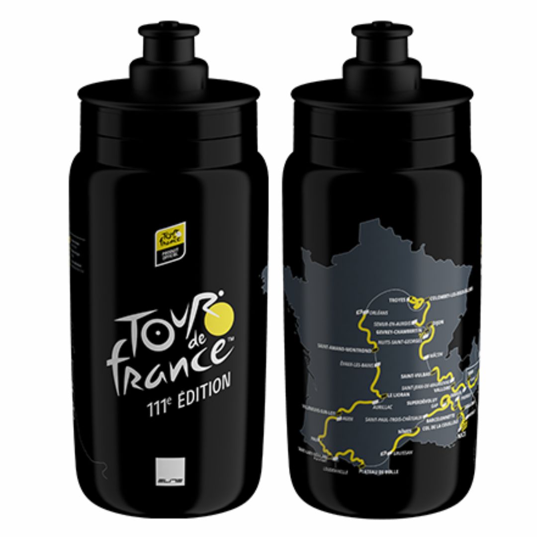 Elite Tour De France Map Water Bottle 550ml
