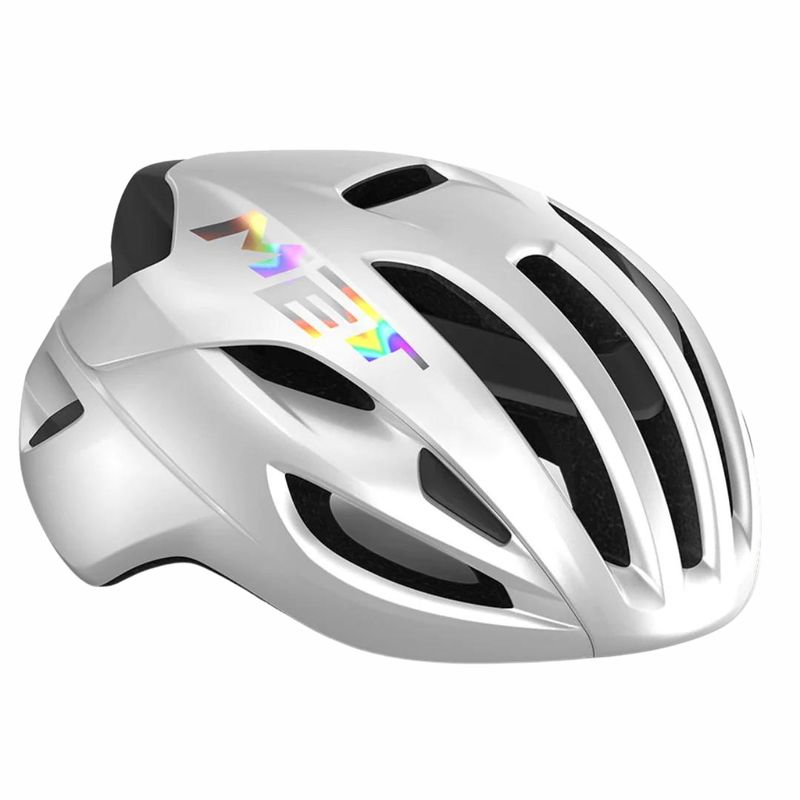 MET Rivale Mips Helmet CE White Holographic Glossy