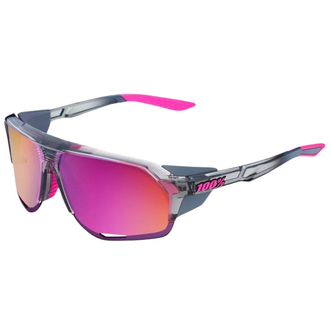 100% Norvik Tokyo Night Purple Mirror Lens Sunglasses