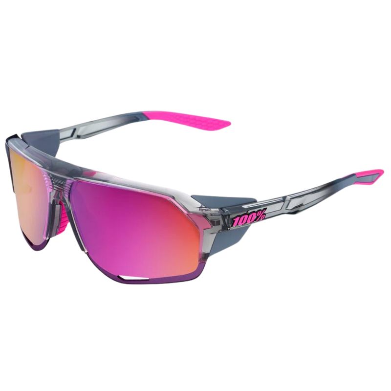 100% Norvik Tokyo Night Purple Mirror Lens Sunglasses