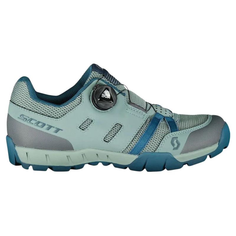 Scott Sport Crus-R Boa Ladies MTB Shoes Dark Green and Light Green