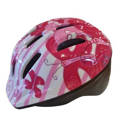 Probike Girls Pink and White Helmet 48-52cm
