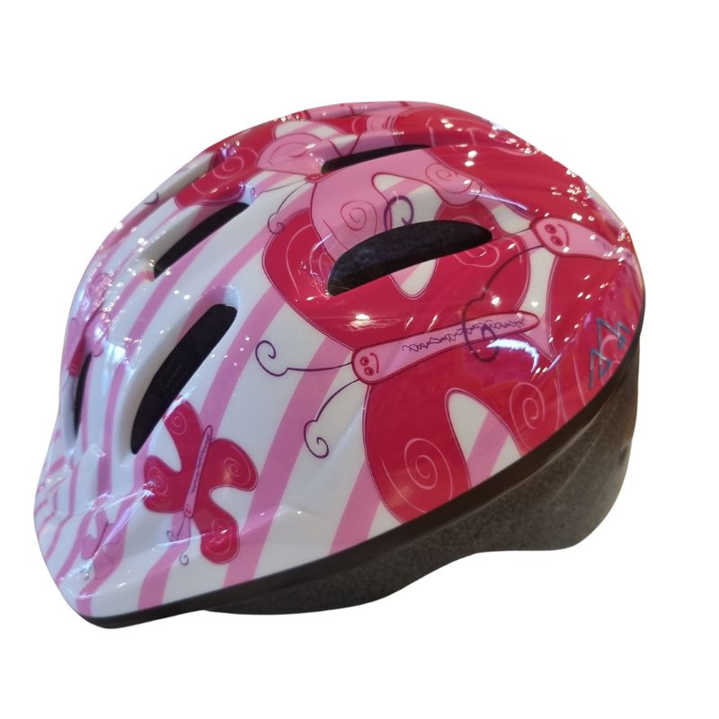 Probike Girls Pink and White Helmet 48-52cm