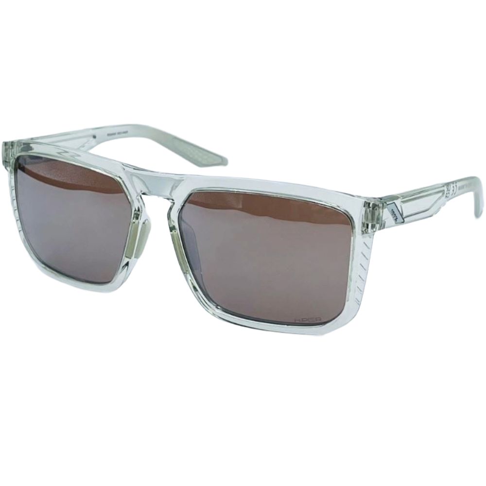 100% Renshaw Crystal Haze Hiper Silver Sunglasses