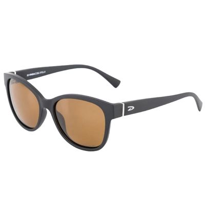 Darcs Stella Sunglasses Matte Black Polarized Brown