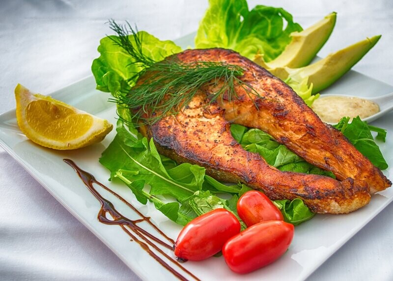 Salmon Broiled Catering
