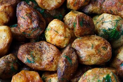Red Roasted Potatoes Rosemary & Herbs Catering