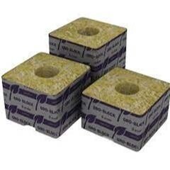 Grodan Gro-Block 6.5 Block (unwrapped) Commercial / 4x4x2.5 - 6pc strip (BY THE CASE ONLY)