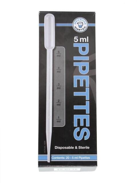 Measure Master 5ml Pipettes - 20 count
