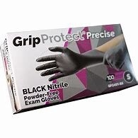 Precise Black 5 Nitrile Powder-Free Exam Gloves
