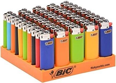 BIC MINI LIGHTERS 50CT ASSORTED COLORS (53)