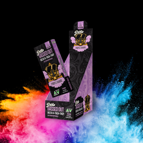Puro ​Delta-8-THCH+THCP Live Resin Disposable - Purple Barnie