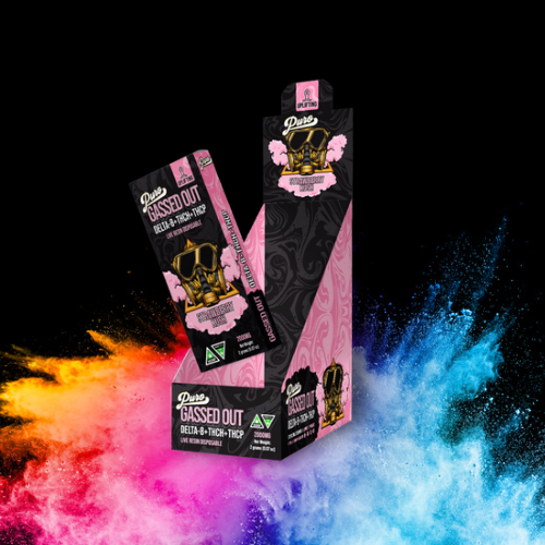 Puro ​Delta-8-THCH+THCP Live Resin Disposable - Strawberry Kush