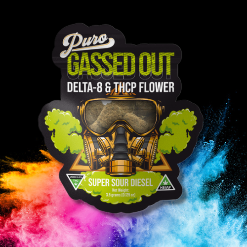 Puro Delta-8 &amp; THCP FLOWER - Super Sour Diesel
