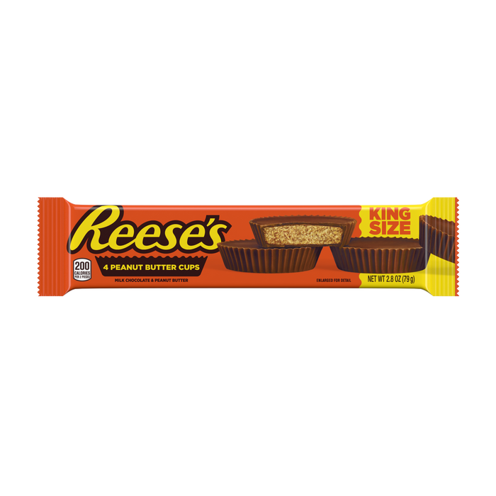REESE&#39;S Milk Chocolate King Size Peanut Butter Cups, 2.8 oz