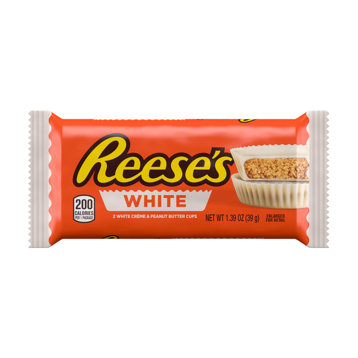 REESE'S Peanut Butter Cup White Creme 1.39 oz. Standard Bar