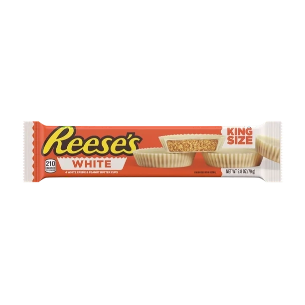 Reese&#39;s, Peanut Butter White Cups King Size, 2.8 oz