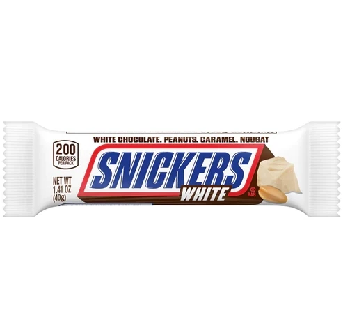 Snickers White Chocolate Regular Size Candy Bar