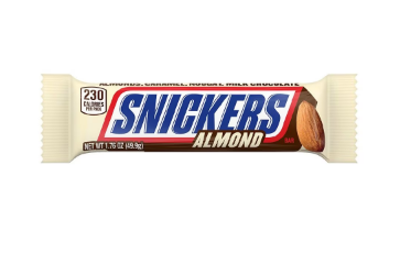 Snickers Almond Singles Size Chocolate Candy Bar