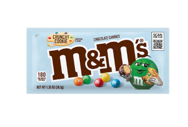 M&amp;M&#39;s Crunchy Cookie Milk Chocolate Single Size Candy 1.35oz