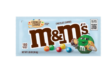 M&M's Crunchy Cookie Milk Chocolate Single Size Candy 1.35oz
