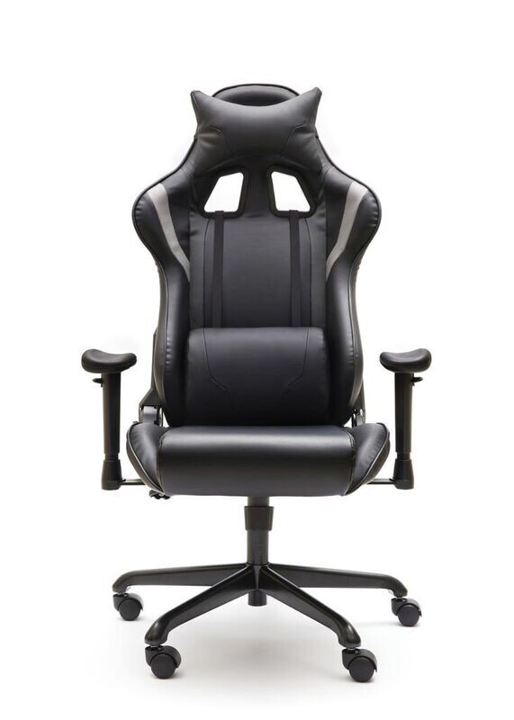 SILLA GAMING MAGNUM NEGRA. BRAZOS REGULABLES EN ALTURA.