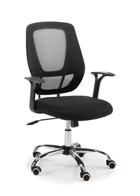 SILLA GÉNOVA GIRATORIA NEGRA