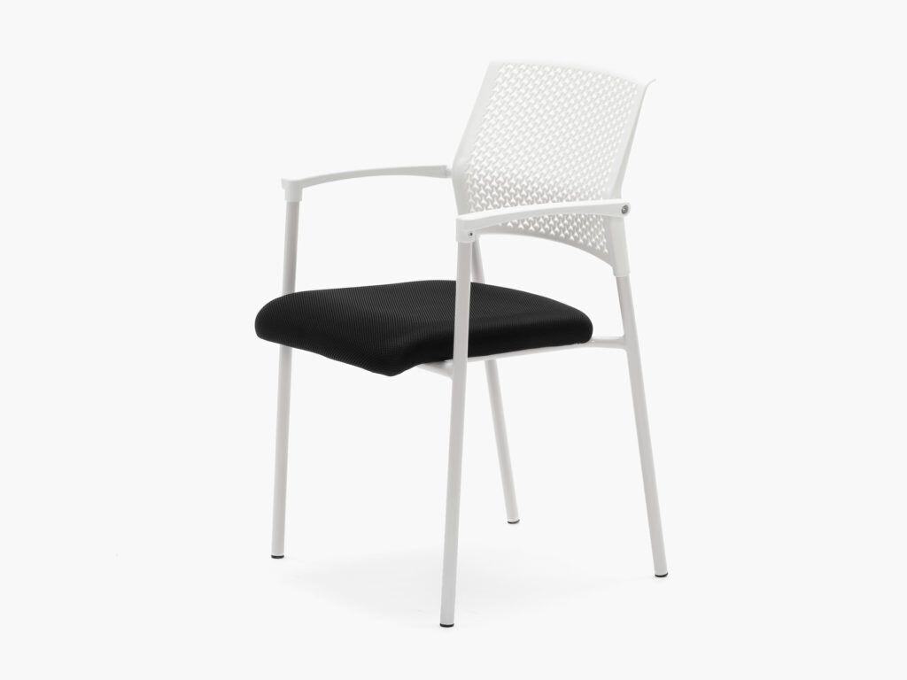 SILLA MANILA FIJA BLANCA