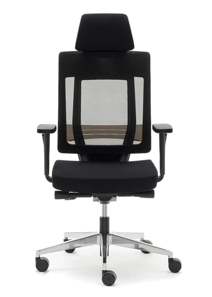 SILLA MONTREAL ERGONÓMICA NEGRA