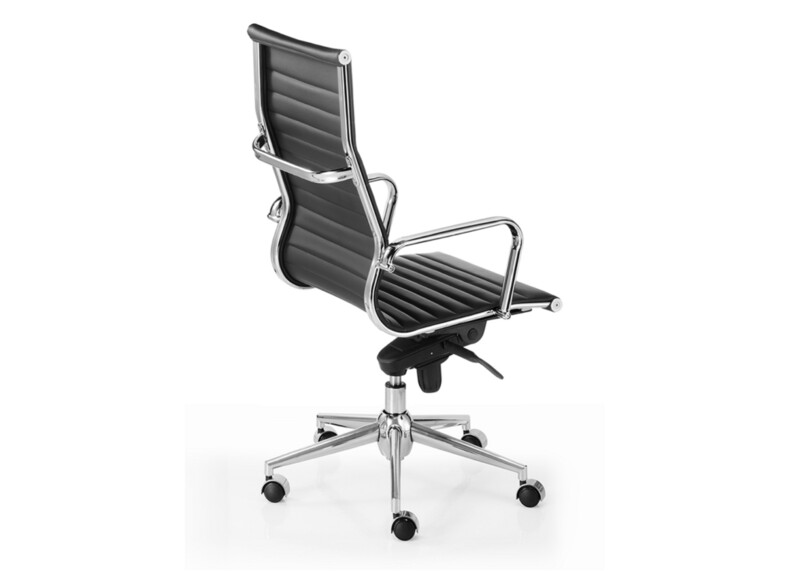 SILLON LONDRES RESPALDO ALTO NEGRO
