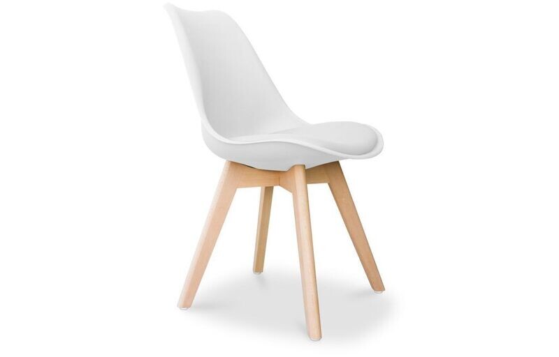 SILLA TALLIN FIJA BLANCA