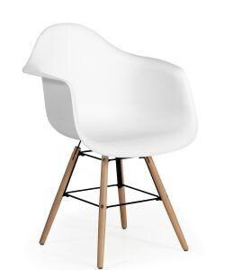SILLA RIGA FIJA BLANCA