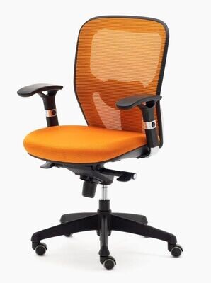 SILLA BOSTON SIN CABECERO ERGONÓMICA NARANJA