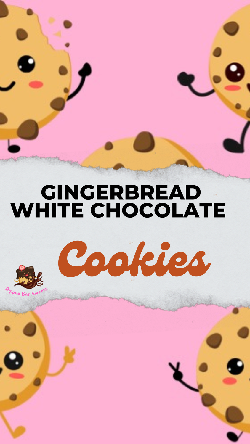 Gingerbread White Chocolate Cookies