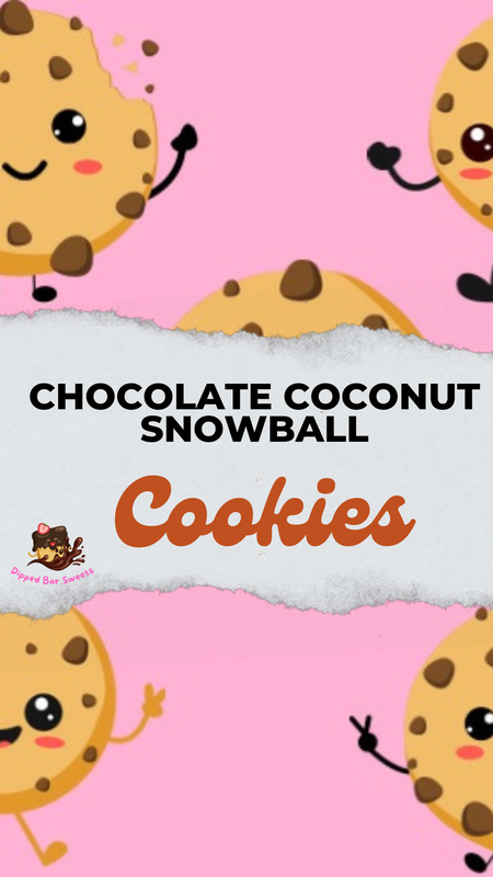 Chocolate Coconut Snowball Cookies
