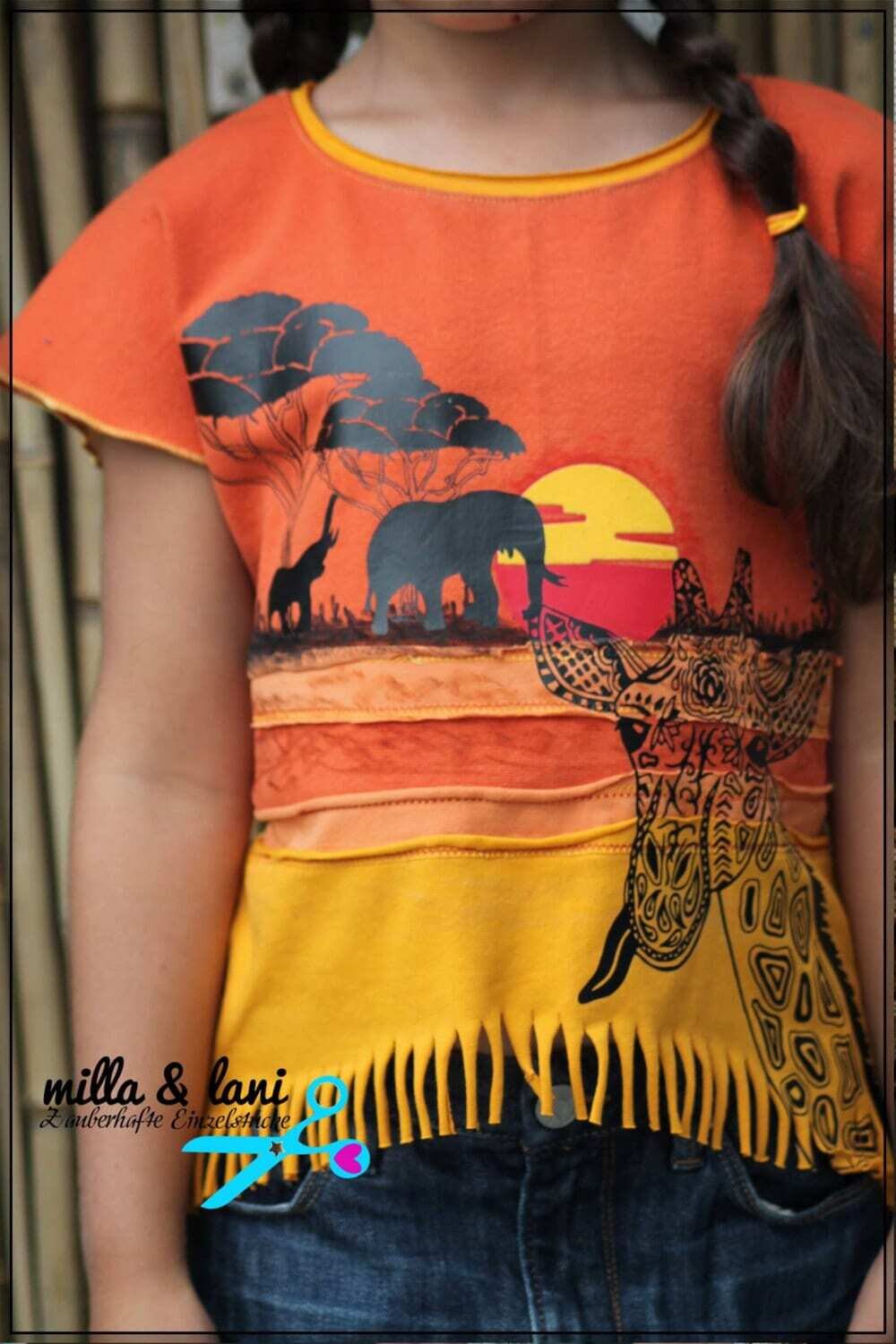 Wildlife Safari Plotterdatei DXF SVG Giraffe Nashorn Elefant Zebra Akazie Putzervogel Vogel Afrika Sonne Pfanze Silhouette