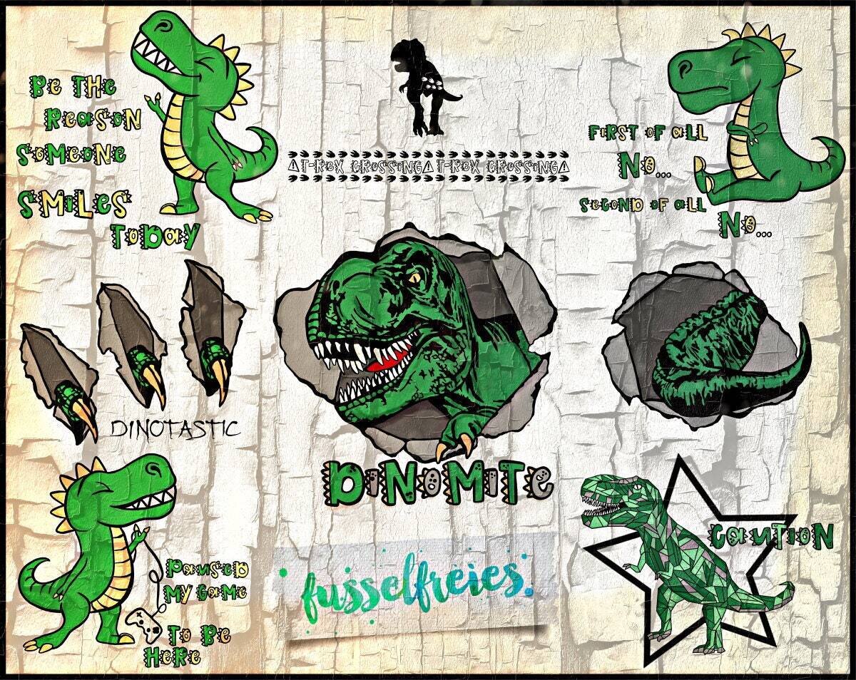 Tyrannosaurus Rex (T-Rex) Vol2 Plotterdatei DXF SVG von Fusselfreies