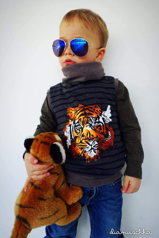 Tiger Aquarellstil Plotterdatei Plottervorlage DXF SVG Fusselfreies Katze Großkatze