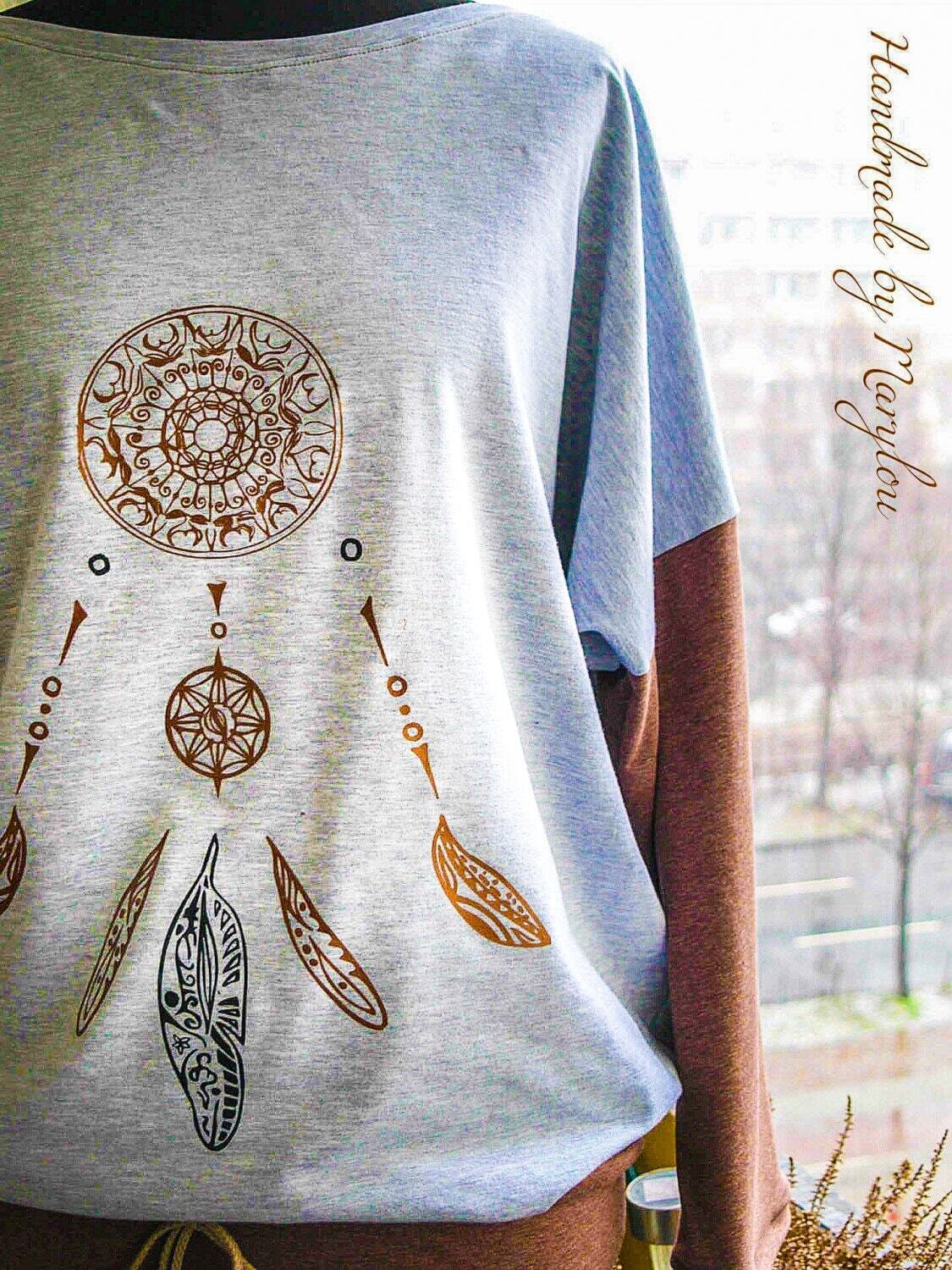 Traumfänger und Federn Dream Catcher Feathers Plotterdatei Plottervorlage DXF SVG Cutting file Silhouette Cameo Portrait Fusselfreies