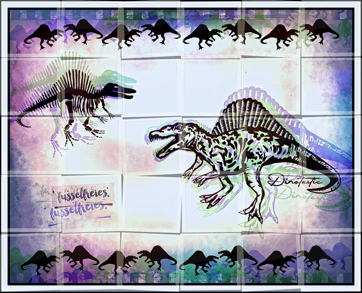 Spinosaurus Dino Dinosaurier Skelett - Plotterdatei DXF SVG von Fusselfreies (Adventskalender 2020)