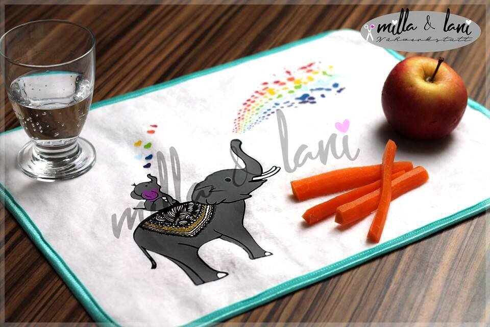 Design Kleiner+Grosser Elefant Plotterdatei DXF SVG Fusselfreies