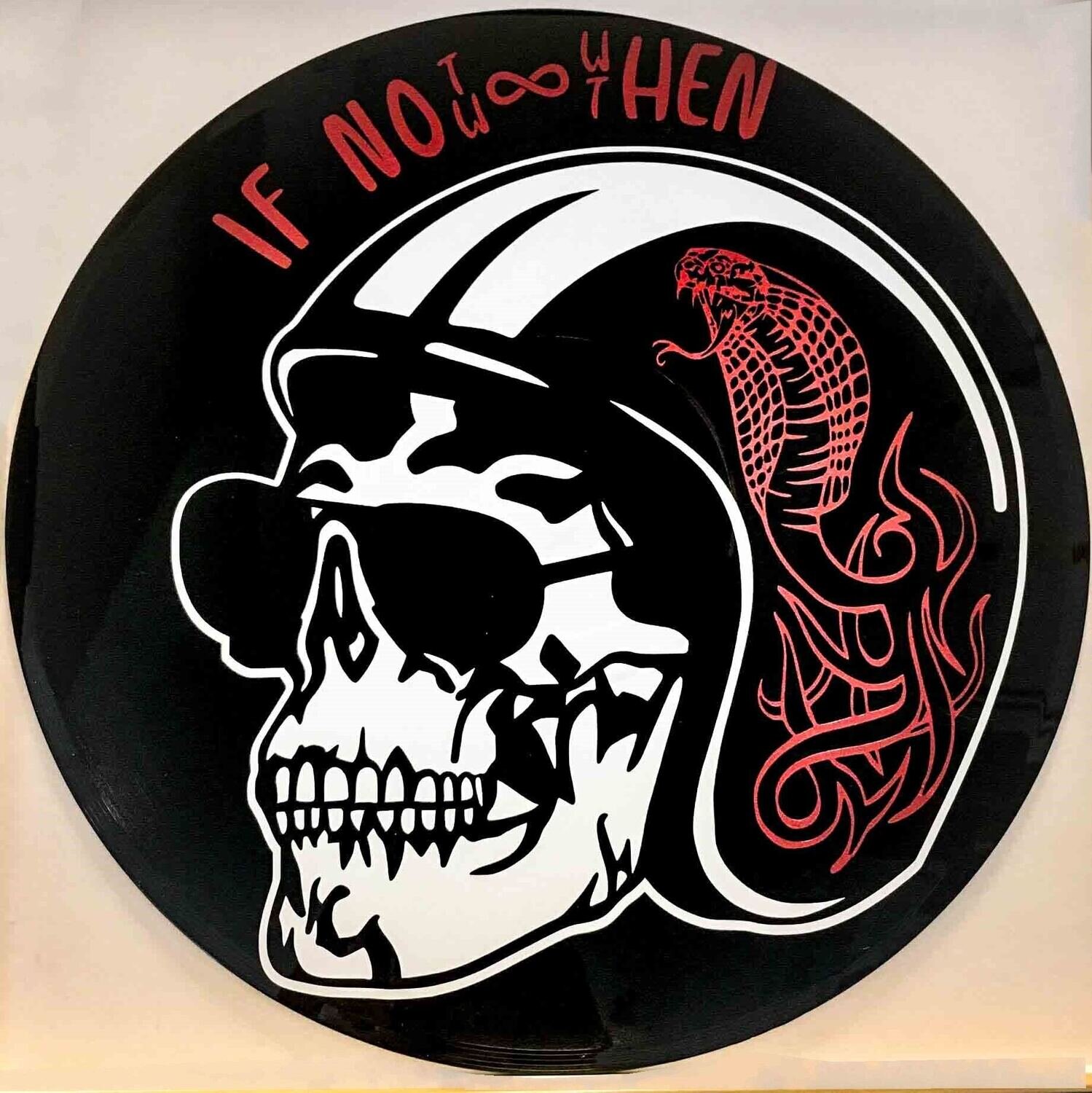 Design Biker Skull Plotterdatei DXF SVG Fusselfreies
