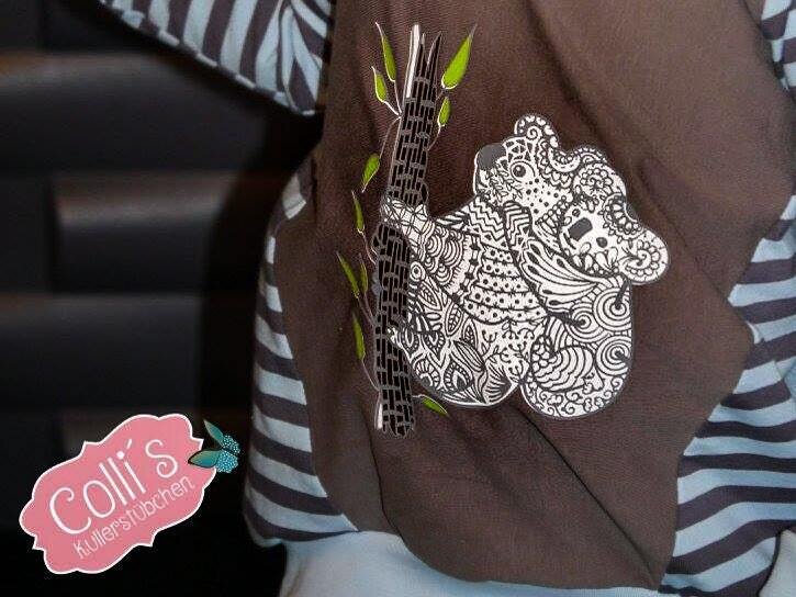 Design Koala Plotterdatei DXF SVG Fusselfreies PNG Plottervorlage Koala Bär Baby Dschungel Tier
