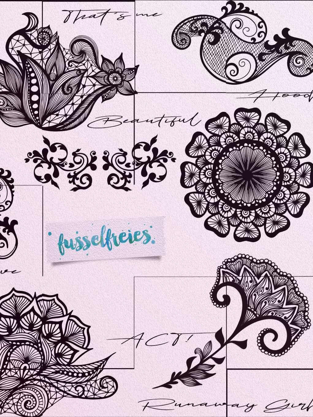 Design Serie Laces - Spitze Fusselfreies