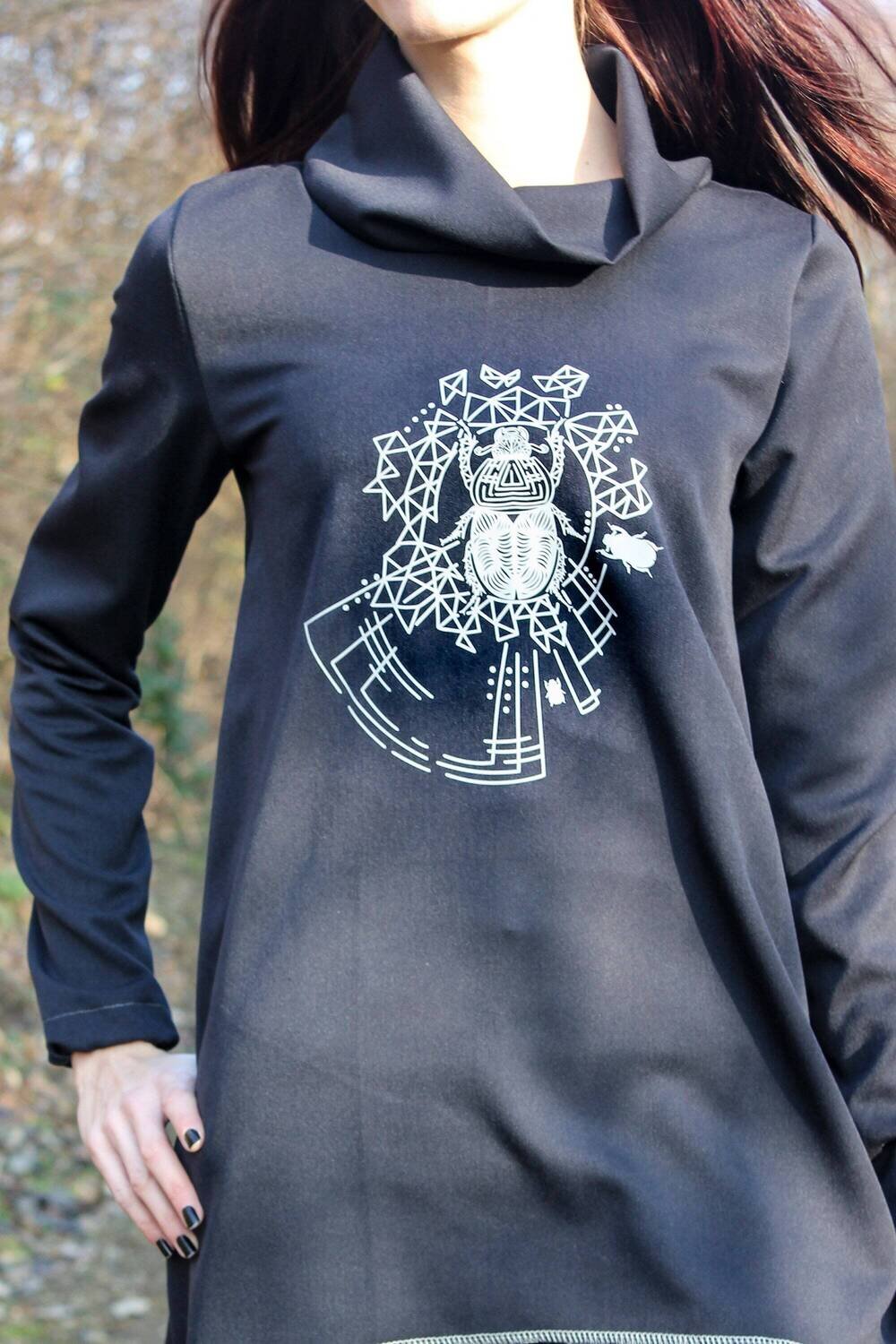 Skarabäus Käfer Polygon Plotterdatei DXF SVG  Fusselfreies (Aus dem Adventskalender 2016)