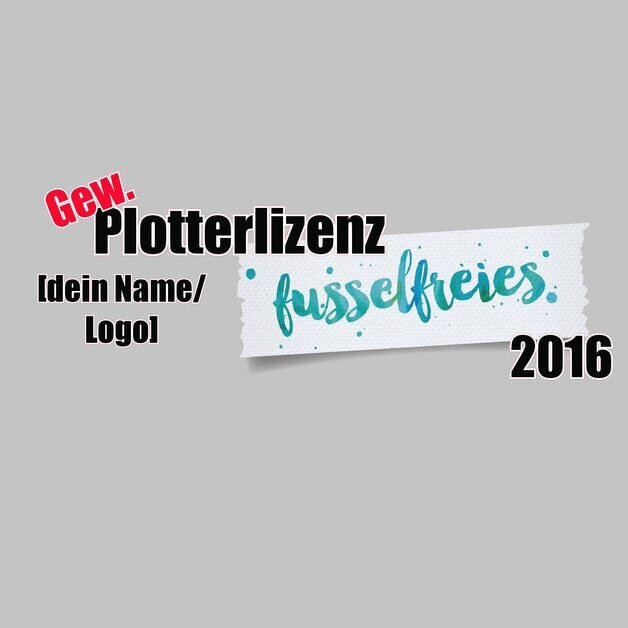 Gew. Lizenz für 1 Design Fusselfreies